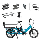 XPedition2 Raindrop Blue Long-Range Dual-Battery - World Car-Free Bundle