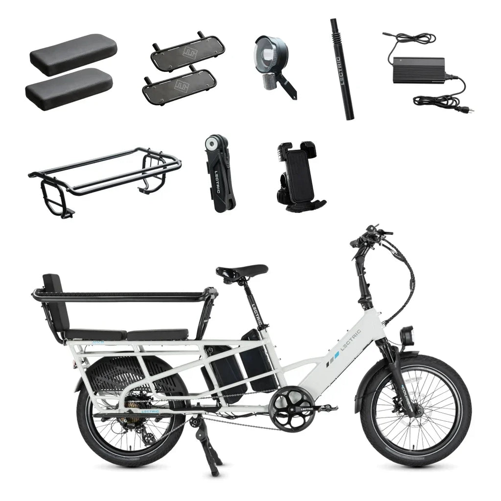 XPedition2 Stratus White Long-Range Dual-Battery - World Car-Free Bundle