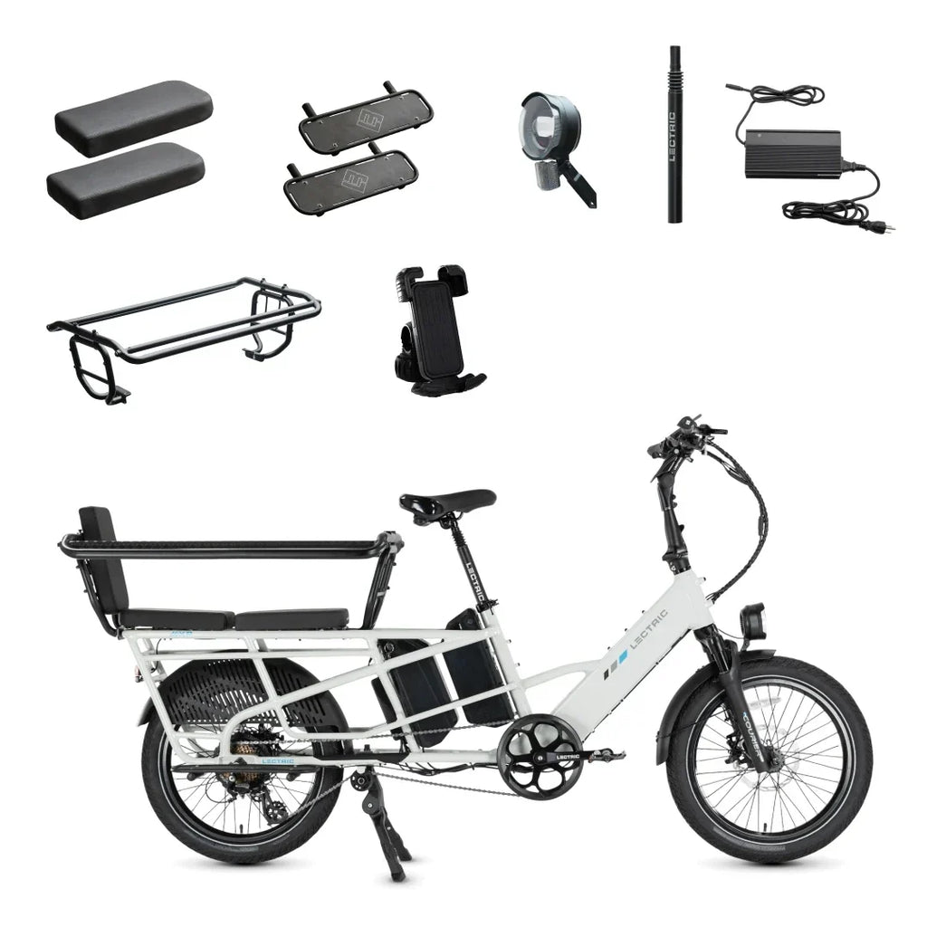 XPedition2 Stratus White Long-Range Dual-Battery - World Car-Free Bundle