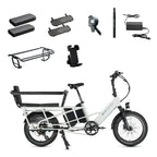 XPedition2 Stratus White Long-Range Dual-Battery - World Car-Free Bundle