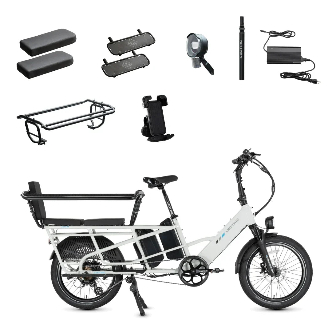 XPedition2 Stratus White Long-Range Dual-Battery - World Car-Free Bundle