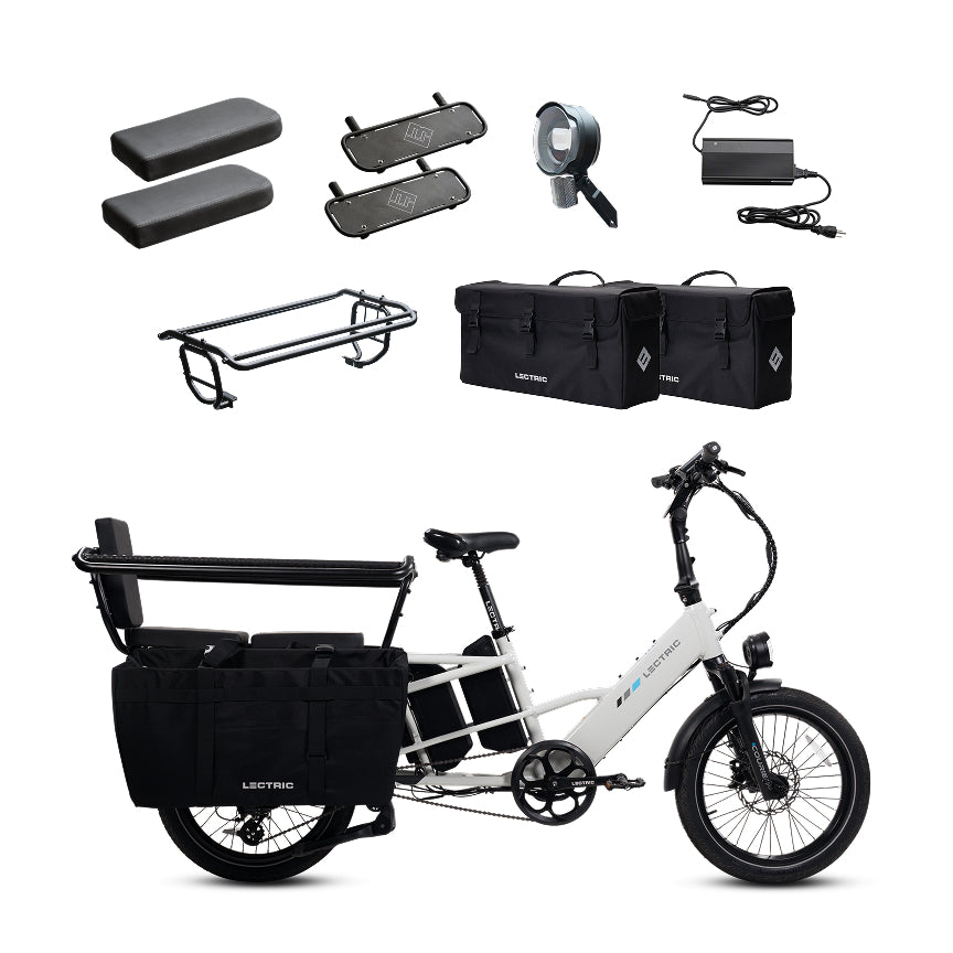 XPedition2 Stratus White Long-Range Dual-Battery - World Car-Free Bundle