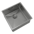 Single Bowl Inset/Undermount Brushed Steel Kitchen Sink