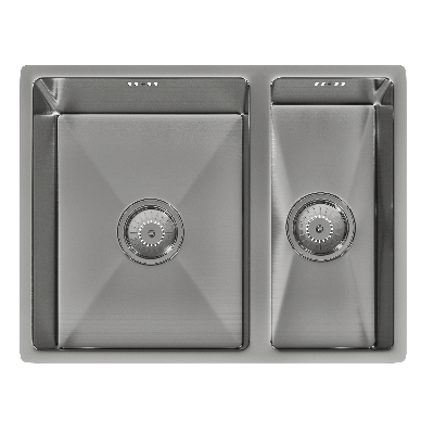 Brushed Steel 1.5 Bowl Inset/Undermount Kitchen Sink