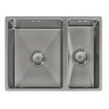 Brushed Steel 1.5 Bowl Inset/Undermount Kitchen Sink