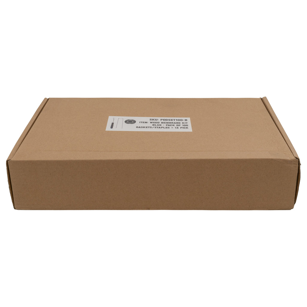 Weed Control Membrane Pegs Buffer Washer, 6"/150mm, Red