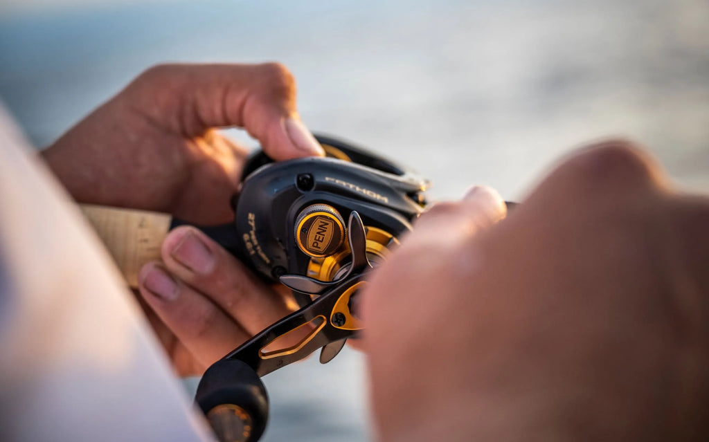 Penn Fathom LP 300 baitcaster reel left hand wind