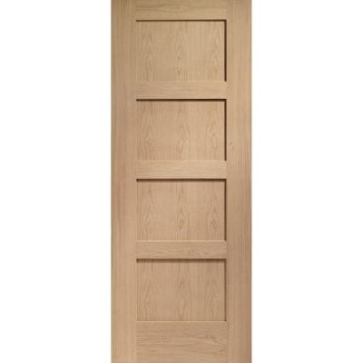 Shaker 4 Panel Internal Oak Door