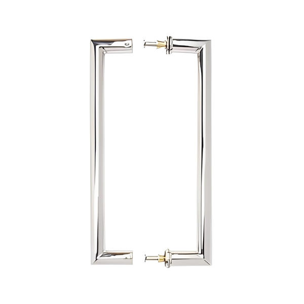Mitred Pull Handle Polished Steel