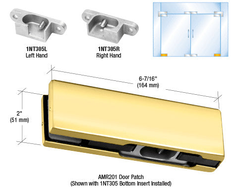 CRL LH North American Bottom Door Patch Fitting