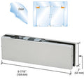 CRL Adjustable North American Top Door Patch Fitting