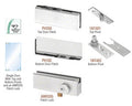 CRL North American Patch Door Kit - With Lock