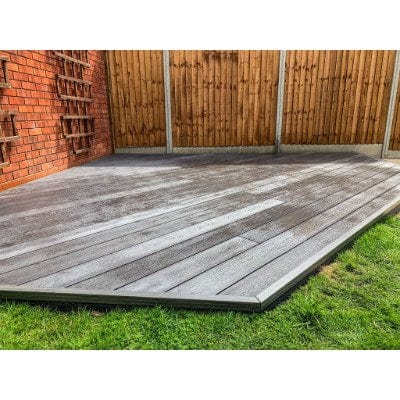 DDecks Duro360 Composite Bullnose Woodgrain Effect Decking Board 138mm x 22.5mm x 2.5m  - All Colours