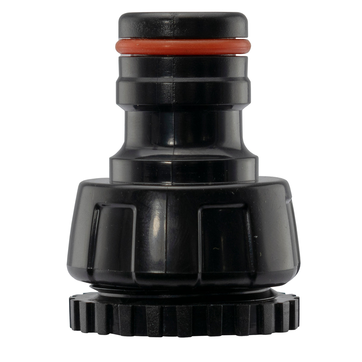 Female Tap Connector 1"-3/4" BSPF Max Flo Black/Orange