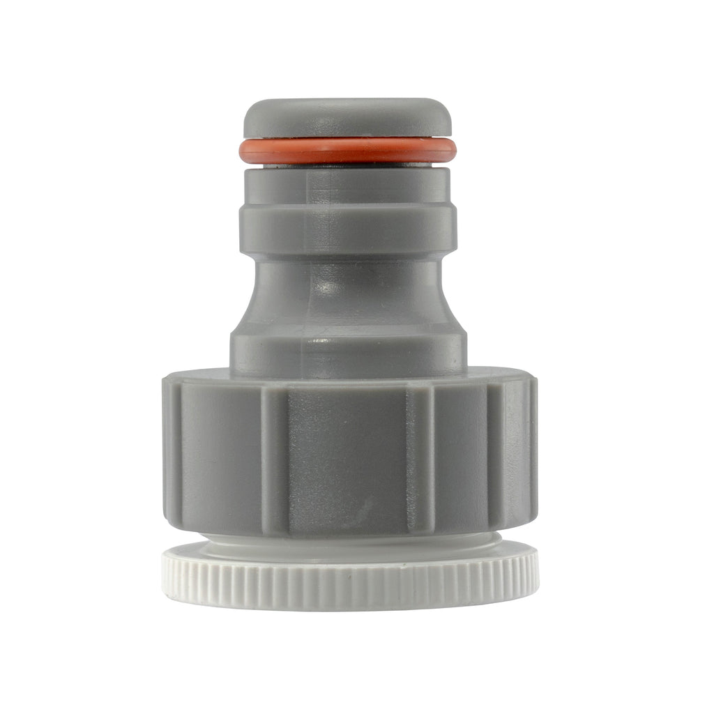 IBC 2” S60X6 Cap with Bib Tap and Max Flo Hose Connectors Set
