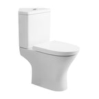Palma Corner Close Coupled Toilet with Cistern & Soft Close Seat - White