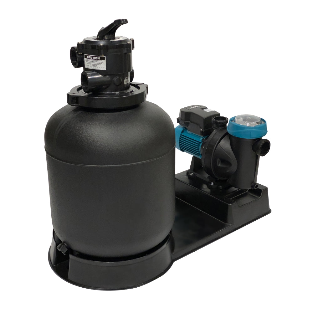 Included: 19 in. Spectra Sand Filter System with 1.5 HP Espa Energysaver Pump 115 vt.