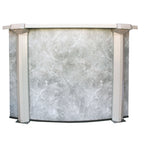15' x 30' x 52" Oval Lomart 6"Steel Frame Grey Mist Pool & Package