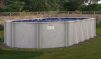 15' x 24' x 52" Oval Lomart Semi Inground Whispering Wind III Pool & Package