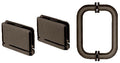 CRL Prima Shower Pull and Hinge Set