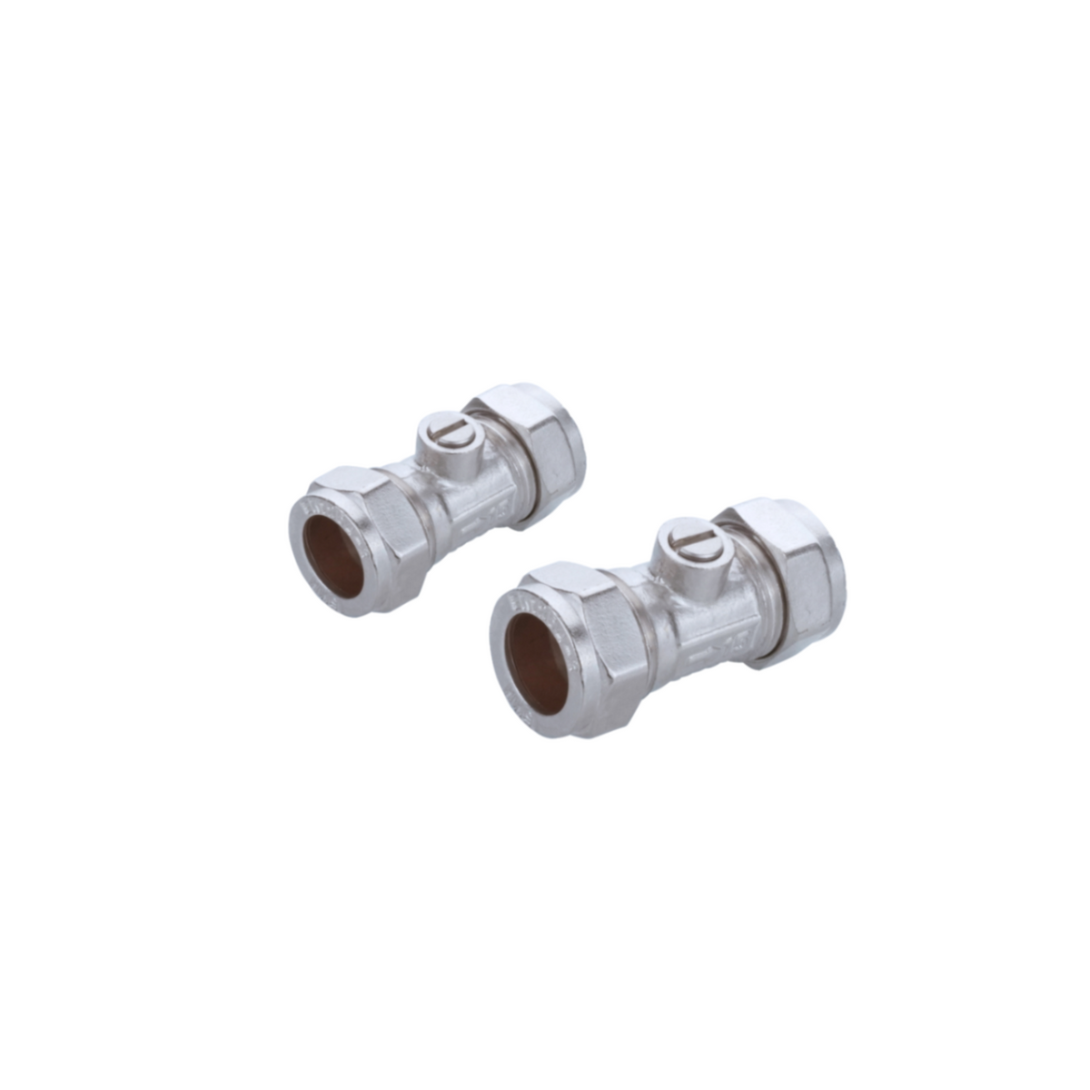 Home4less 15mm Compression Isolation Valve 2 Pack