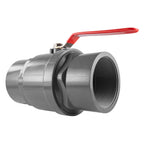 PP 3" BSPF Stopcock with Stainless Steel Ball Valve and Handle