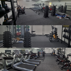 Commercial Premium Rubber Gym Flooring - Black/Red Flecks 1m x 1m x 15mm