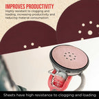 Premium 9" Red 9-Hole Pattern 150 Grit Sanding Discs, Box of 20 - Dustless Hook & Loop Backing Sandpaper for Drywall Power Sanders, Medium-Cut Abrasive