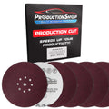 Premium 9" Red 9-Hole Pattern 60 Grit Sanding Discs, Box of 20 - Dustless Hook & Loop Backing Sandpaper for Drywall Power Sanders, Coarse-Cut Abrasive