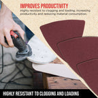 Premium 180 Grit Triangle Mouse Detail Sander Sandpaper Sheets, Box of 45 - Hook & Loop, Triangular Shaped Mouse Disc Pads - Oscillating Multi-Tools