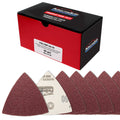 Premium 60 Grit Triangle Mouse Detail Sander Sandpaper Sheets, Box of 30 - Hook & Loop, Triangular Shaped Mouse Disc Pads - Oscillating Multi-Tools