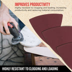 Premium 600 Grit Triangle Mouse Detail Sander Sandpaper Sheets, Box of 45 - Hook & Loop, Triangular Shaped Mouse Disc Pads - Oscillating Multi-Tools