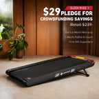 DeerRun Sleek Rise 1 15% Auto Incline Walking Pad for Cardio Training