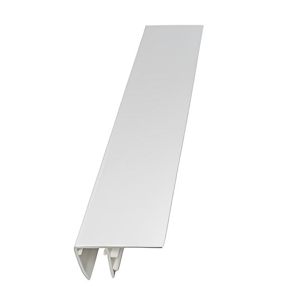 PVC F-Section (10mm) 2m - White