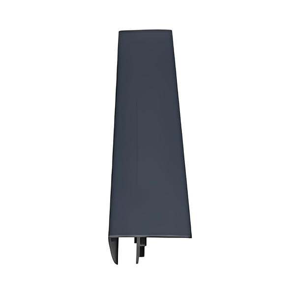 PVC F-Section (16mm) 3m - Anthracite Grey