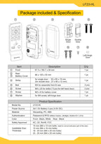 EALF23-HL Smart Digital Lock for Cabinet & Lockers