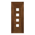 Pamplona Walnut Prefinished Glazed Internal Door - All Sizes