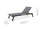 Panama Dark Outdoor Sun Lounger