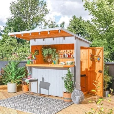 Paradise Bar and Store w/ Pent Roof -  6ft x 4ft