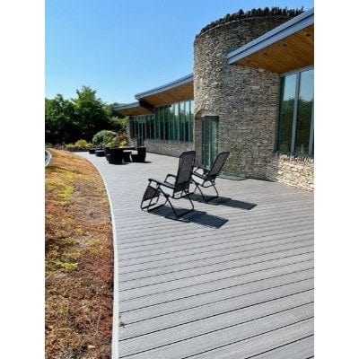 DDecks DuroD3 Composite Bullnose Woodgrain Effect Decking Board 138mm x 21mm x 2.5m - All Colours