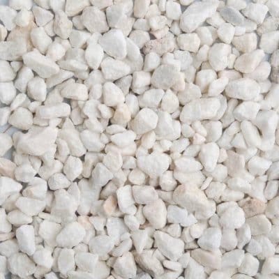 20mm - Polar White Gravel Chippings (850kg Bag)