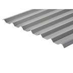 Cladco 34/1000 Box Profile Polyester Paint Coated 0.7mm Metal Roof Sheet (Light Grey) - All Sizes - Cladco