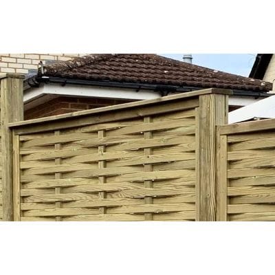 Post Infill Piece for Decking Balustrade or Pergola