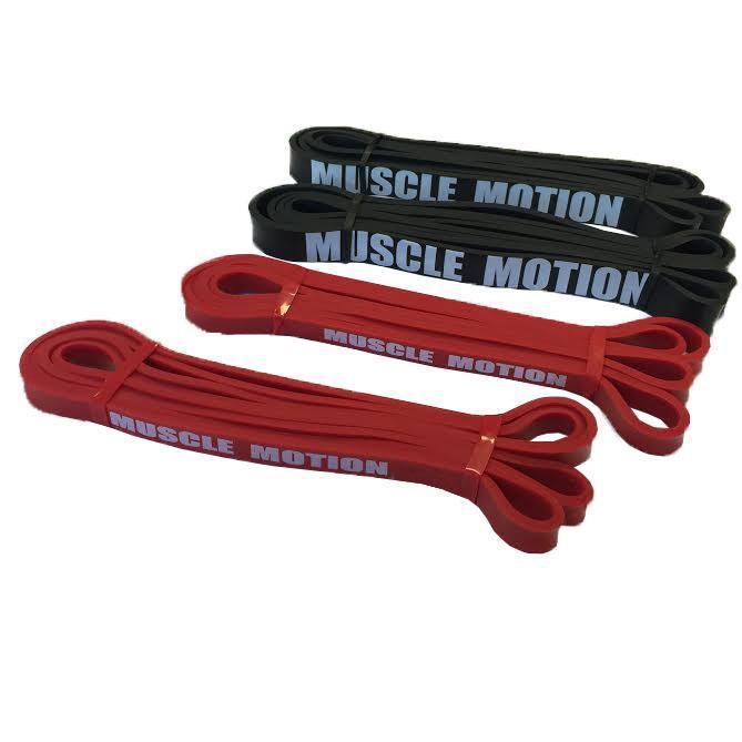 Muscle Motion Power Bands Package - 2X Red & Black Bands (Package Price)