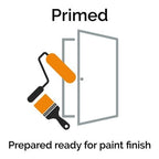 Aurora White Primed Internal Door - All Sizes