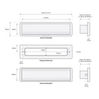 Yale Yaleseal 10" Letterplate
