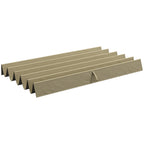 Retractable Pergola Shade Cover, Replacement Canopy Fabric for 3 x 3m Pergola, Tan