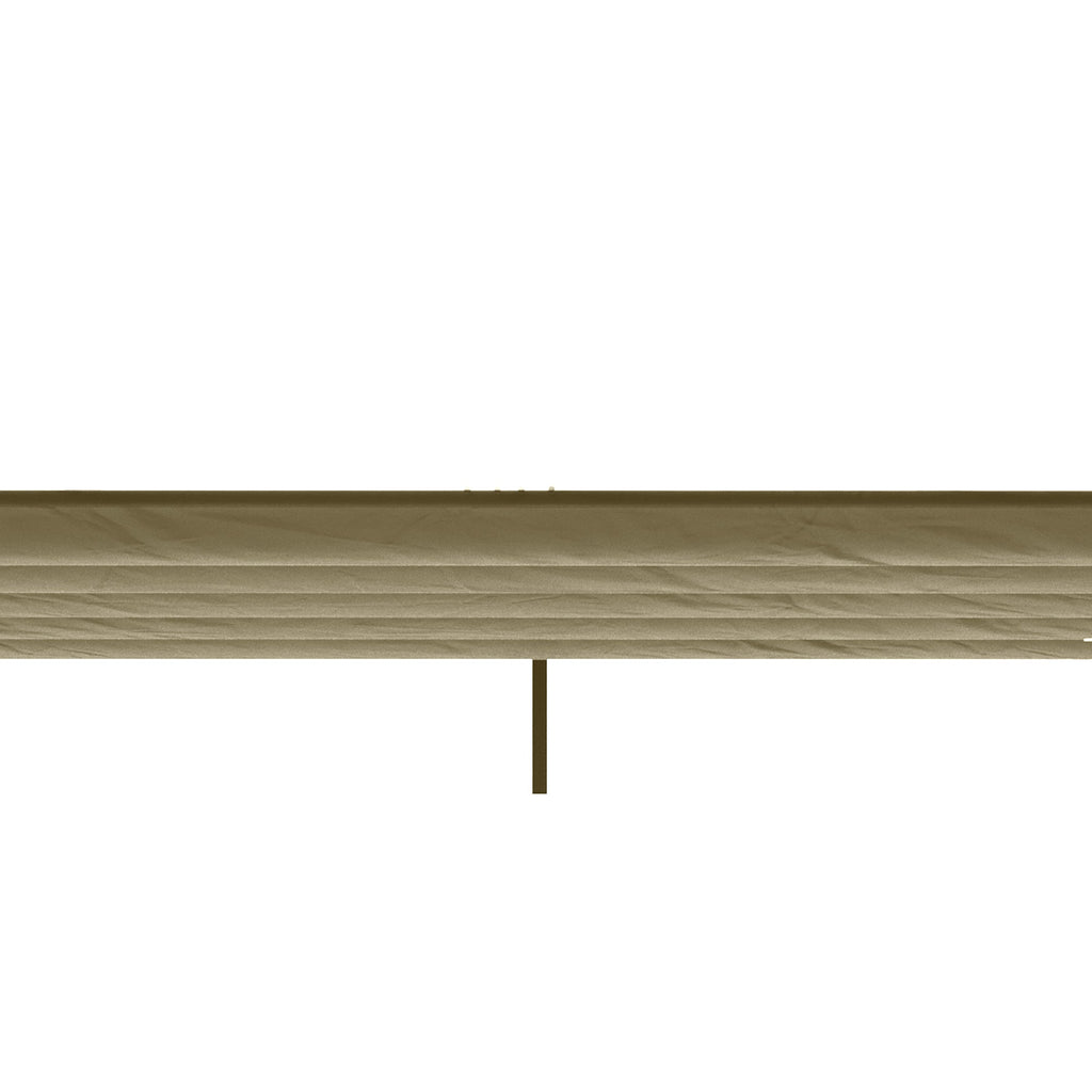 Retractable Pergola Shade Cover, Replacement Canopy Fabric for 3 x 3m Pergola, Tan