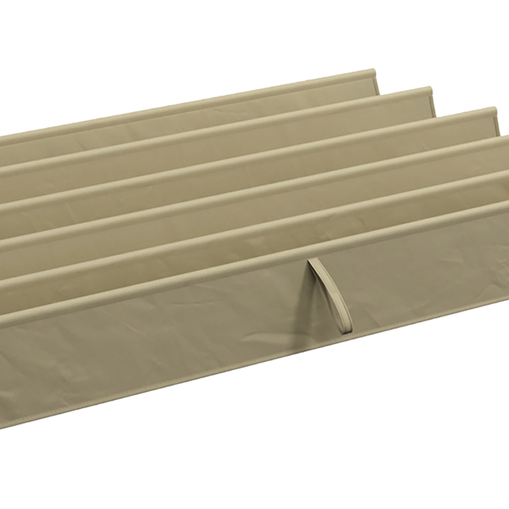 Retractable Pergola Shade Cover, Replacement Canopy Fabric for 3 x 3m Pergola, Tan