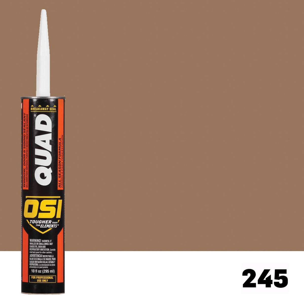 OSI QUAD 245 Paintable Solvent CaulkFREE CAULK GUN $25Value | IDH# 1637033